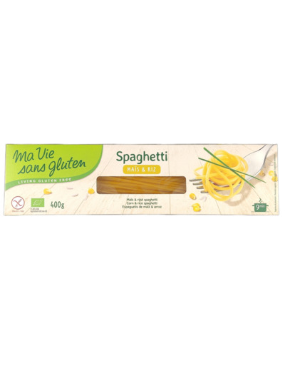 Spaghettis Mais et Riz Sans Gluten 400g
