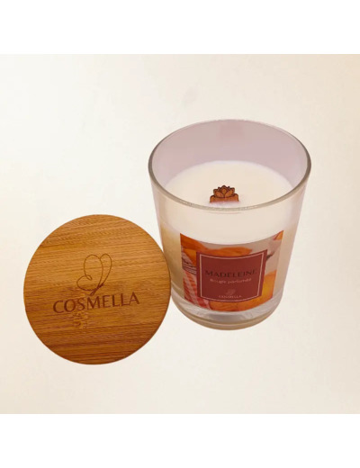 Bougie parfumée rechargeable - Madeleine