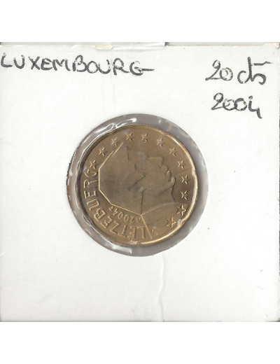 Luxembourg 2004 20 CENTIMES SUP