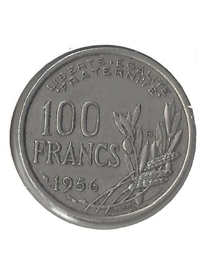 FRANCE 100 FRANCS COCHET 1956 B TTB