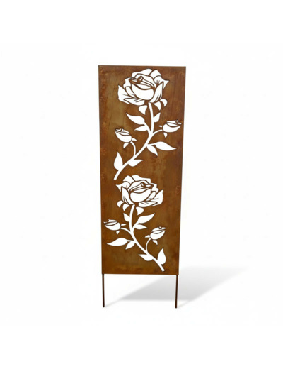Treillage jardin roses 40x1x130cm