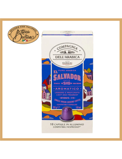 Café El Salvador 100% Arabica 10 Capsules 52G