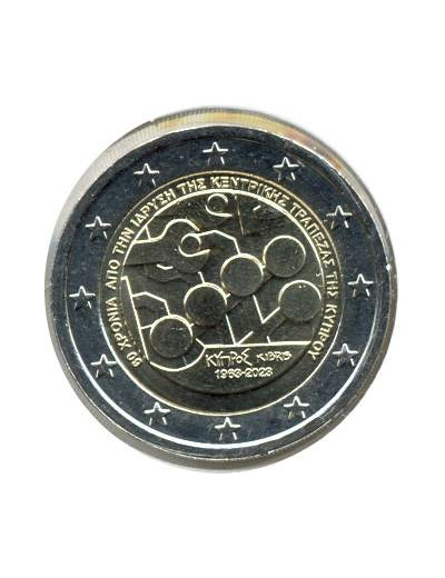 CHYPRE 2023 2 EURO COMMEMORATIVE BANQUE CENTRALE SUP