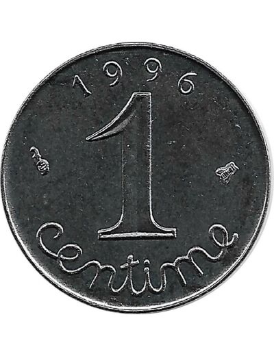 FRANCE 1 CENTIME EPI INOX 1996 SUP