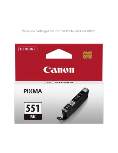 Canon - Cartouche jet d'encre Noir - CLI-551BK