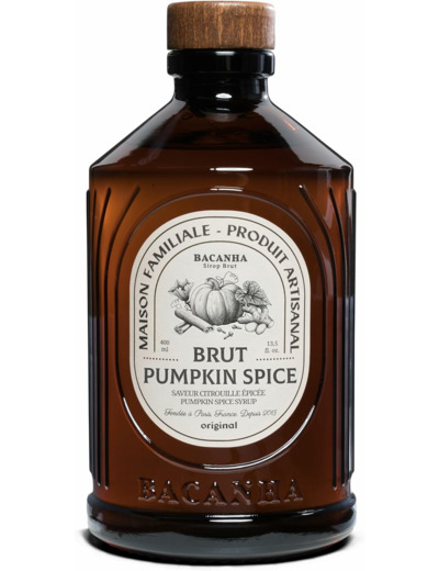 Sirop Pumpkin Spice Brut - Biologique 400 ml