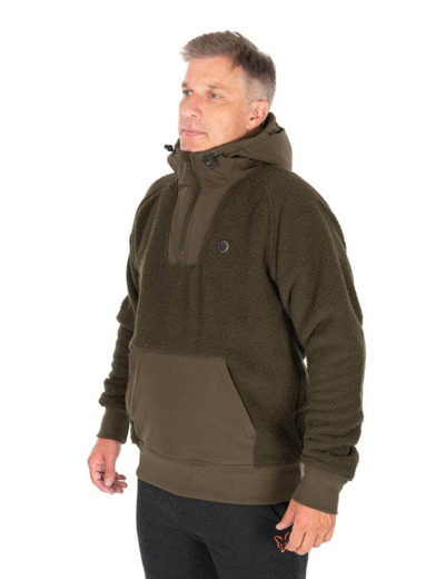sherpa olive hybrid jacket fox
