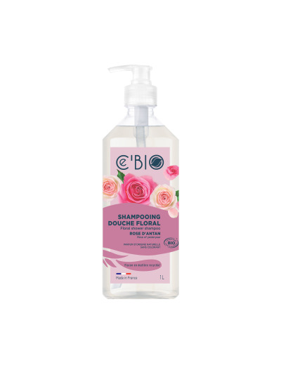 Shampooing douche Floral Rose d'Antan 1L