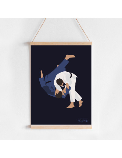 Affiche Judo "Le judoka"