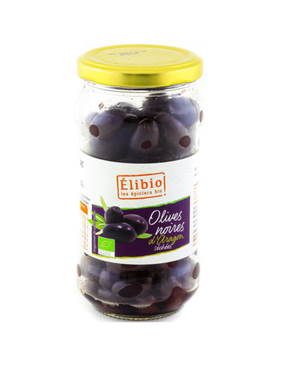 Olives Noires d'Aragon Séchées Bio 210g