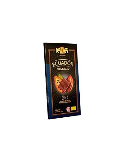 Chocolat noir Equateur 80% 100g KAOKA
