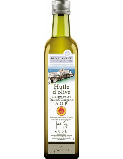 HUILE OLIVE ITALIE DAUNO GARGAN AOP 50CL Bio Planete