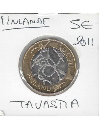 FINLANDE 2011 5 EURO TAVASTIA SUP