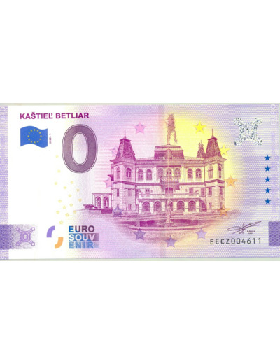 SLOVAQUIE 2020-1 KASTIEL BETLIAR BILLET SOUVENIR 0 EURO TOURISTIQUE  NEUF