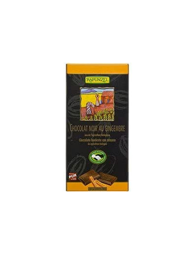 Chocolat noir gingembre 55% 80g Rapunzel