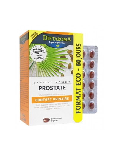 Capital Homme Prostate 120 capsules cure de 2 mois