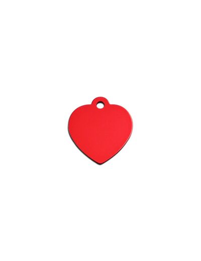 Petit coeur rouge - 2.5x3cm