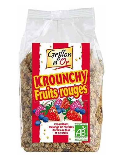 Krounchy fruits rouges 500g Grillon d Or