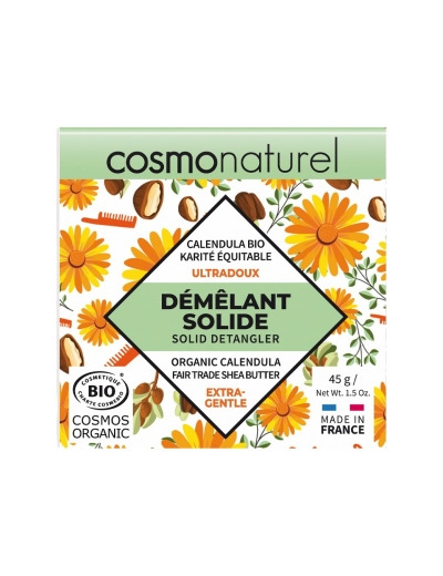 Démêlant solide ultradoux Calendula et Karité 45g