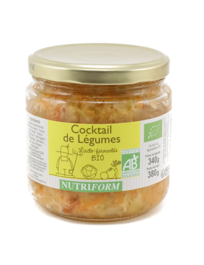 Cocktail de Légumes Lactofermentés Bio 380g