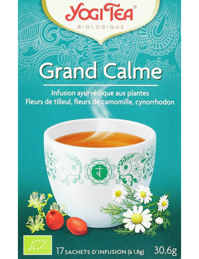 Tisane ayurveda grand calme 17x1,8g Yogi Tea