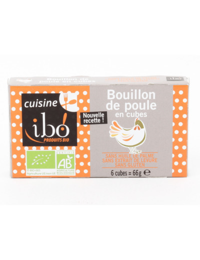 Bouillon de Poule en Cubes Bio 80g