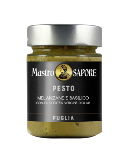 Pesto d'aubergine et basilic  140g