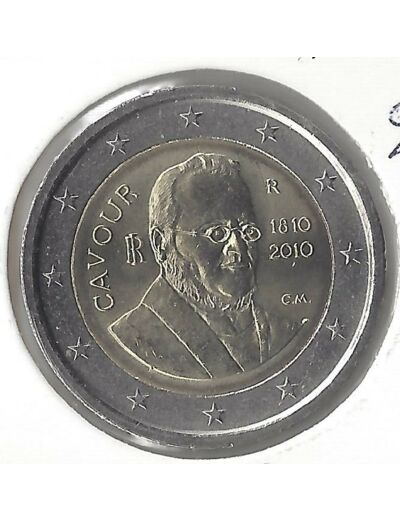 Italie 2010 2 EURO COMMEMORATIVE CAVOUR SUP-