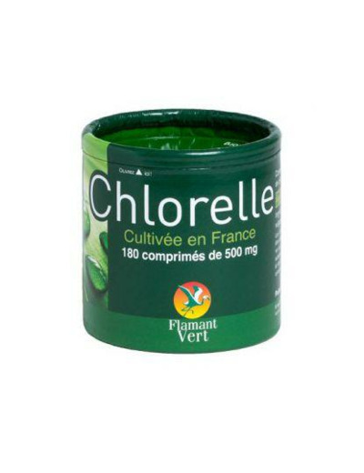 Chlorelle-180 Comprimés-500mg- Flamant Vert