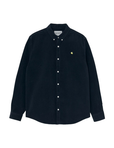 Chemise Velours Grosses Cotes Carhartt WIP Madison Navy