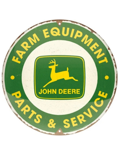 Plaque Rétro John Deere – Parts & Service