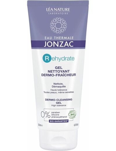 Gel dermo-nettoyant 200ml Jonzac - REhydrate