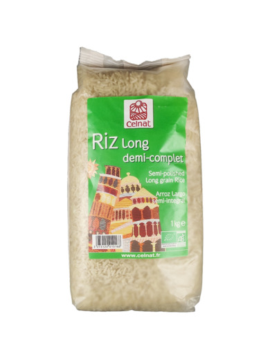 Riz Long Demi-Complet 1kg Bio