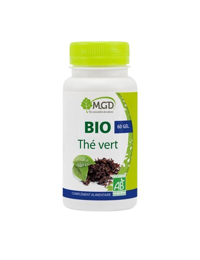 Thé vert bio-60 gélules-MGD