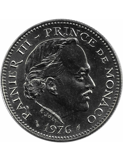 MONACO 5 FRANCS 1976 SUP