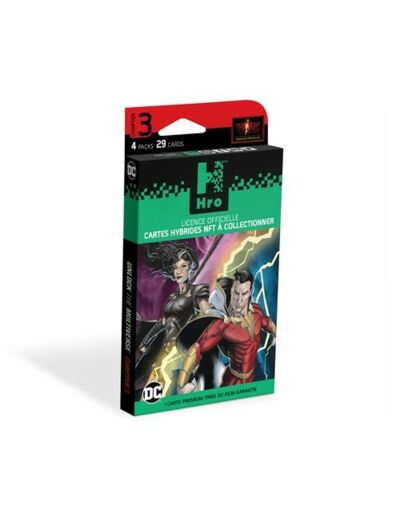 Pack Premium 4 Boosters - Hro Dc Comics - Chapitre 3: Shazam Fury of the Gods