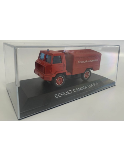 BERLIET CAMIVA 4X4 F-F POMPIER DEVIDOIR 1/50 BOITE