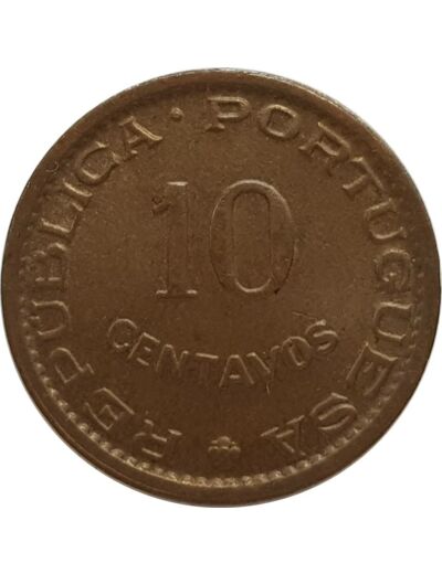 MOZAMBIQUE 10 CENTAVOS 1960 SUP (W83)