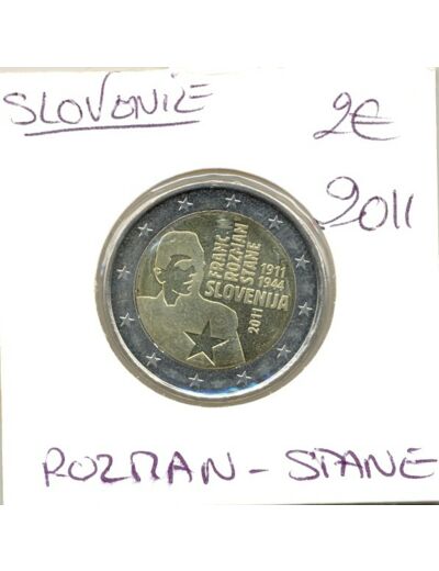 SLOVENIE 2011 2 EURO COMMEMORATIVE  ROZMAN-STANE SUP-