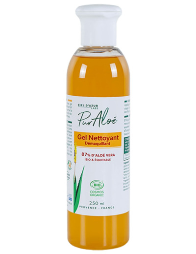 Gel nett demaquillant aloe vera 250ml PurAloe