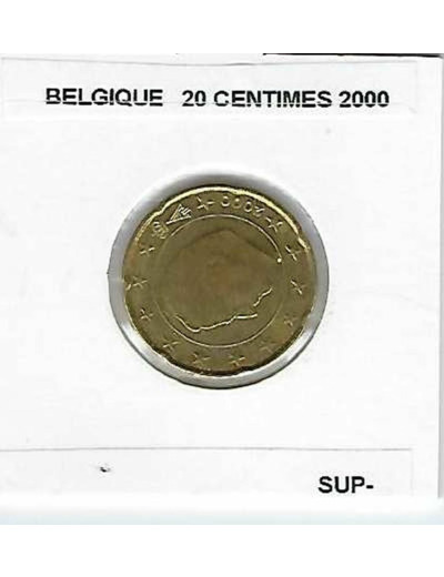 BELGIQUE 2000 20 CENTIMES SUP-