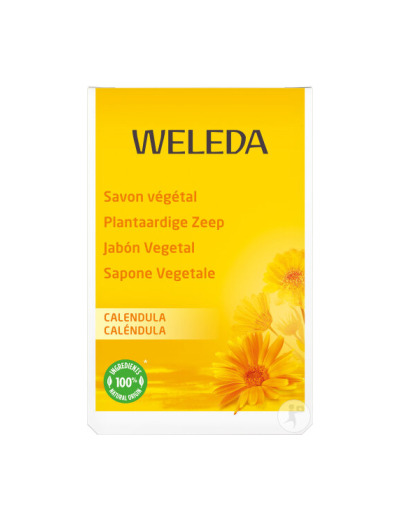 Savon végétal au calendula peau sensible 100g