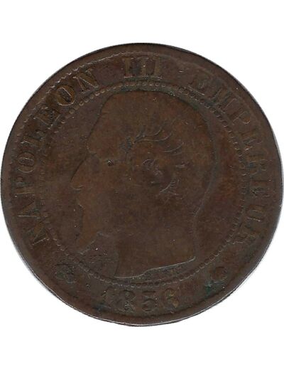 FRANCE 5 CENTIMES NAPOLEON III 1856 K (Bordeaux) B