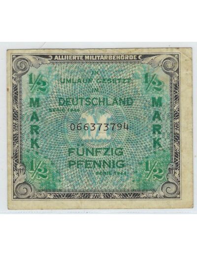 ALLEMAGNE ( WWII )1/2 MARK 1944 TB+