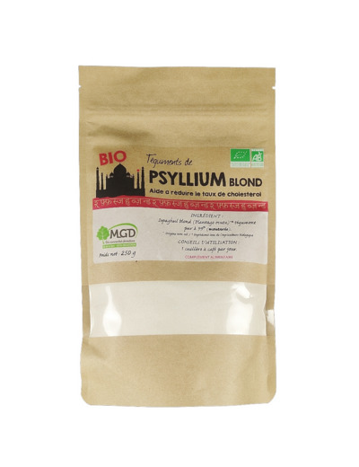 Psyllium Blond Sans gluten 250g Bio