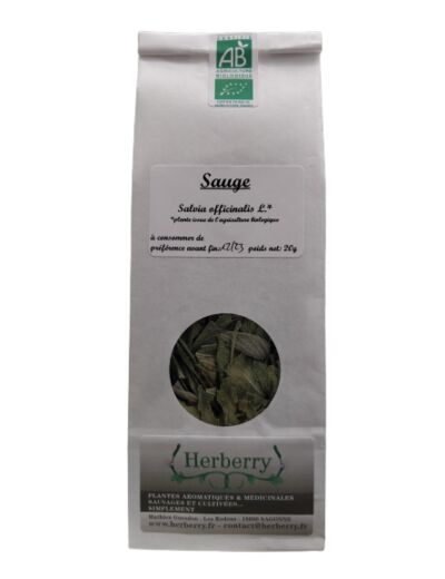 Sauge officinale pour tisanes-20g-Herberry