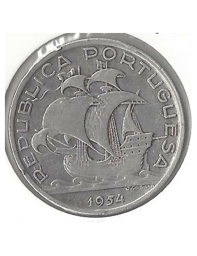 PORTUGAL 10 ESCUDOS 1954 TB+