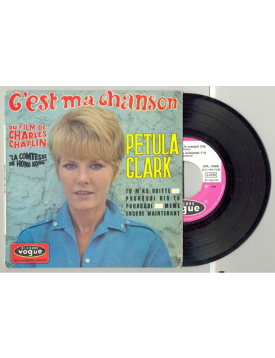 45 Tours PETULA CLARK "POURQUOI DIS TU POURQUOI" / "C'EST MA CHANSON"