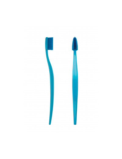 Brosse à dents medium souple écologique adulte BLEUE