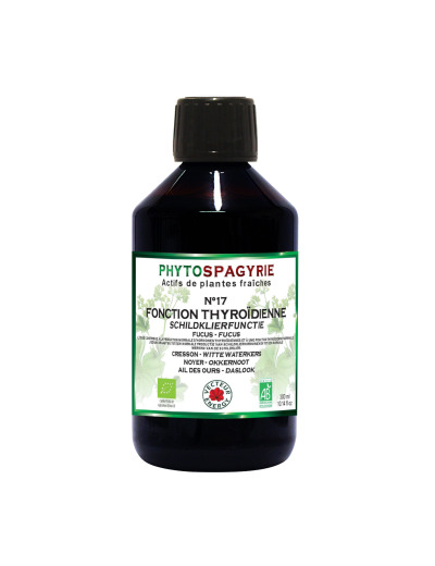 Phytospagyrie n°17 fonction thyroidienne-300ml-Vecteur Energy